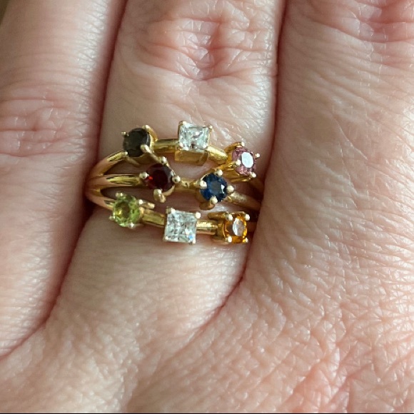 Cosmic energy Ring in 10k yellow gold. - Picture 3 of 9